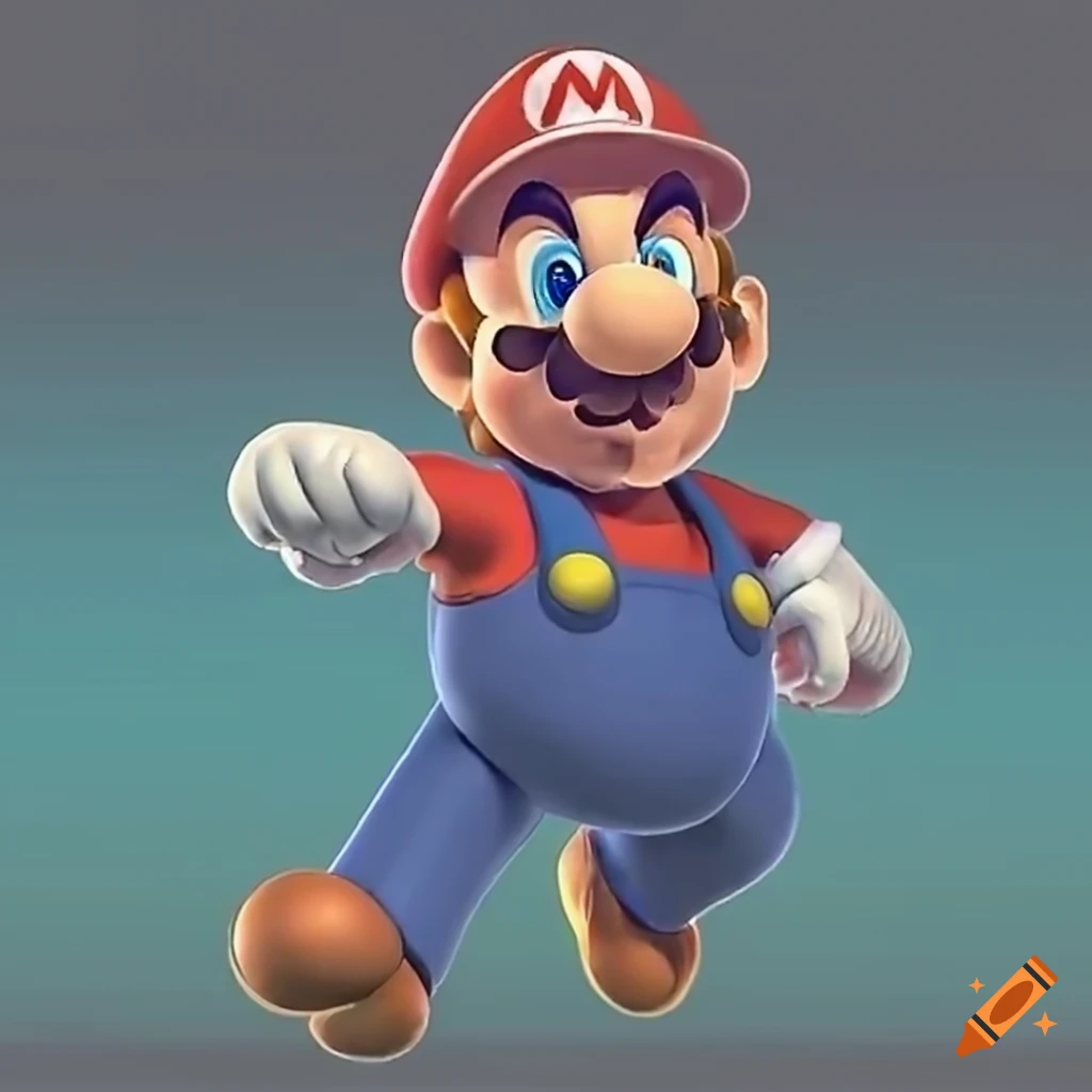 Mario is running (split one picture into frames)
