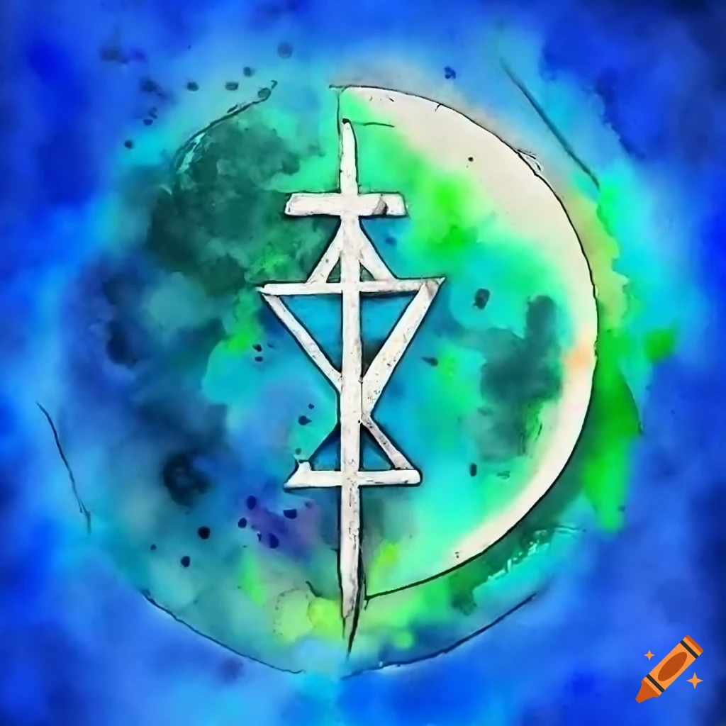 Moon sigil on Craiyon