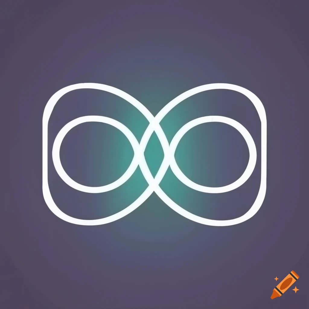 Eternity icon mobius line logo infinity symbols Vector Image