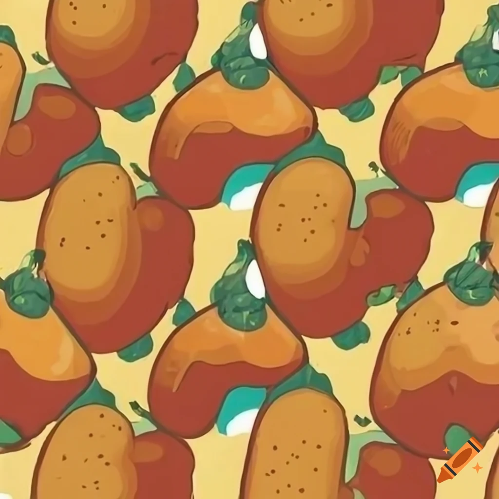 Retro potato pc stylish wallpaper