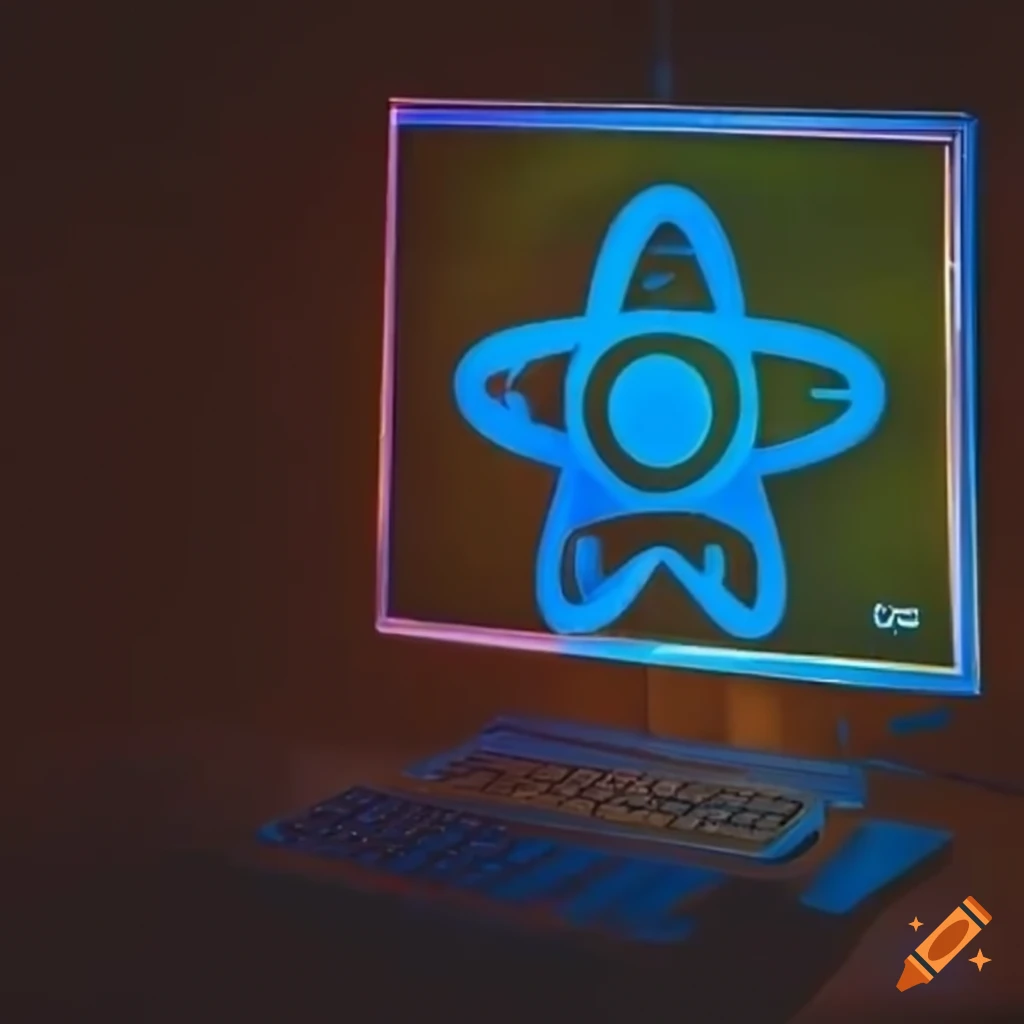 A computer produce by iran country and in the monitor of that show ...
