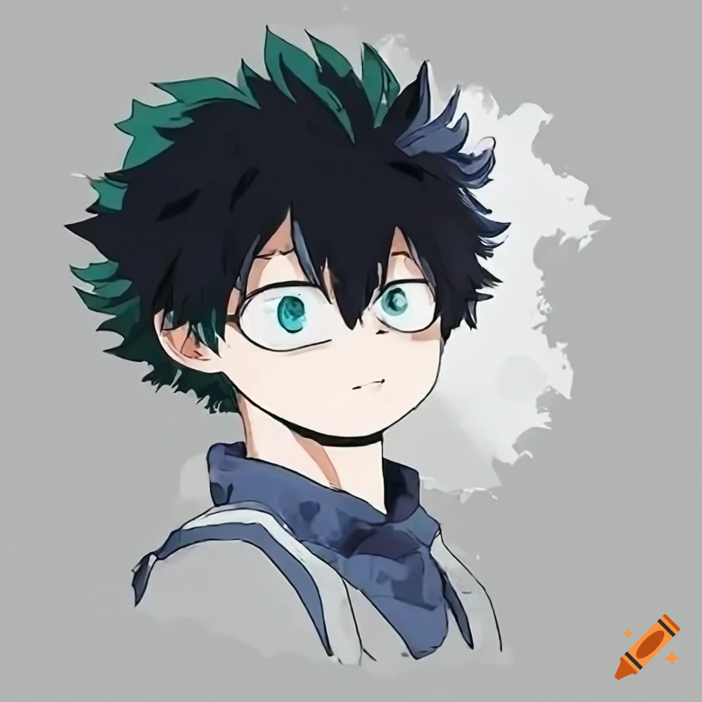 A boy from my hero academia verse, anime character, blue eyes and white ...