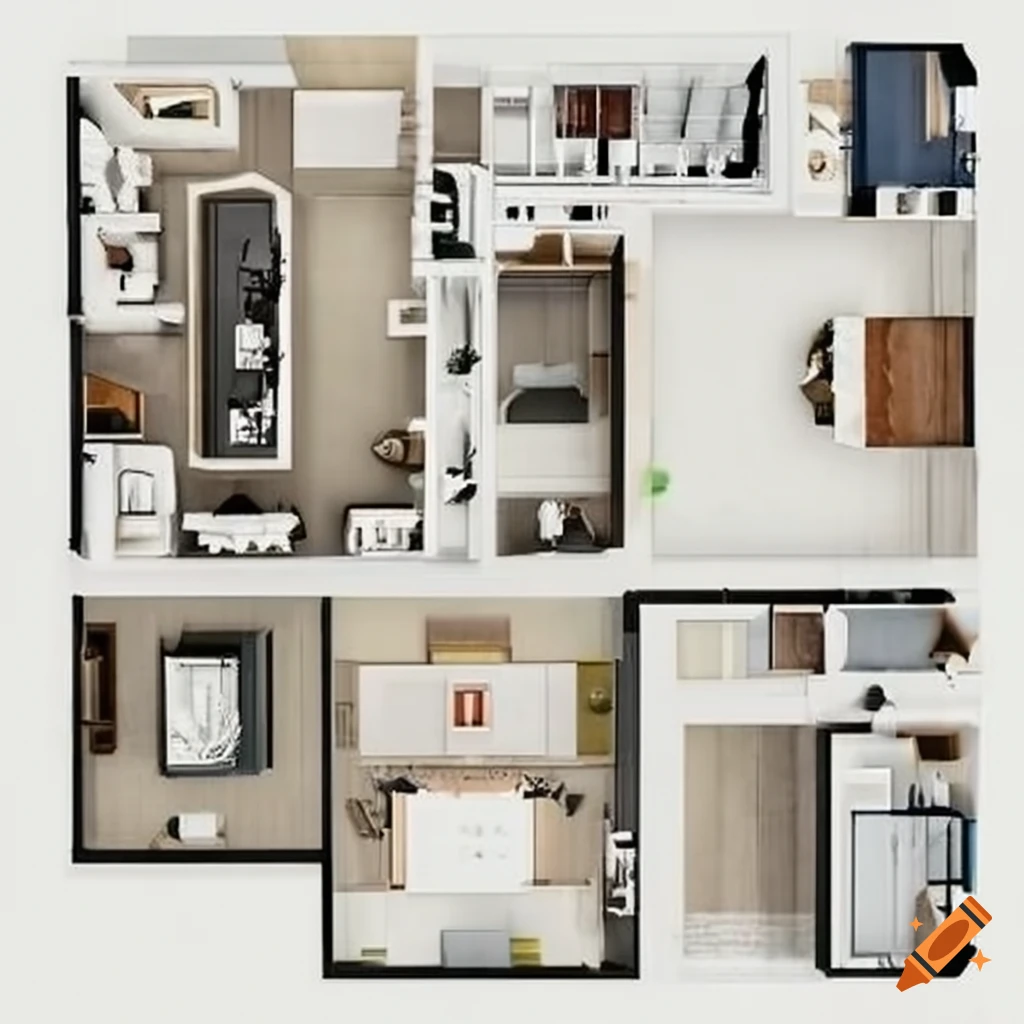 Modern Suburban House Blueprints