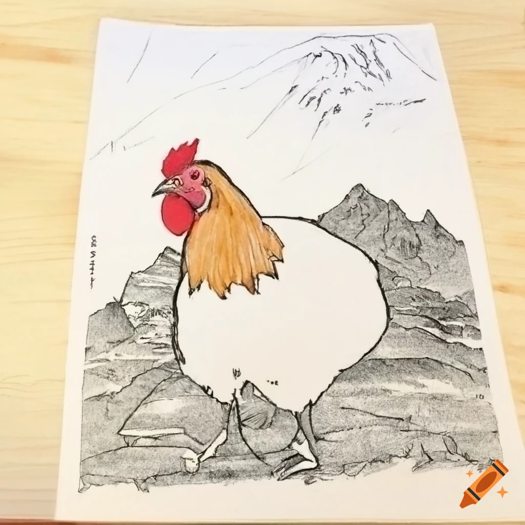 Details more than 131 chicken drawing easy latest