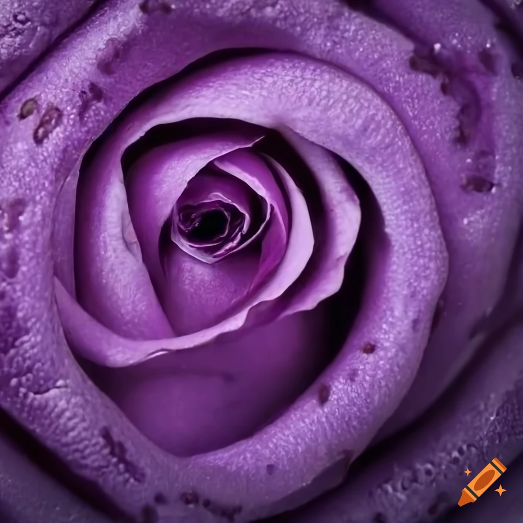 Macro shot of a lilac rose with skinlike texture. hyper realistic and