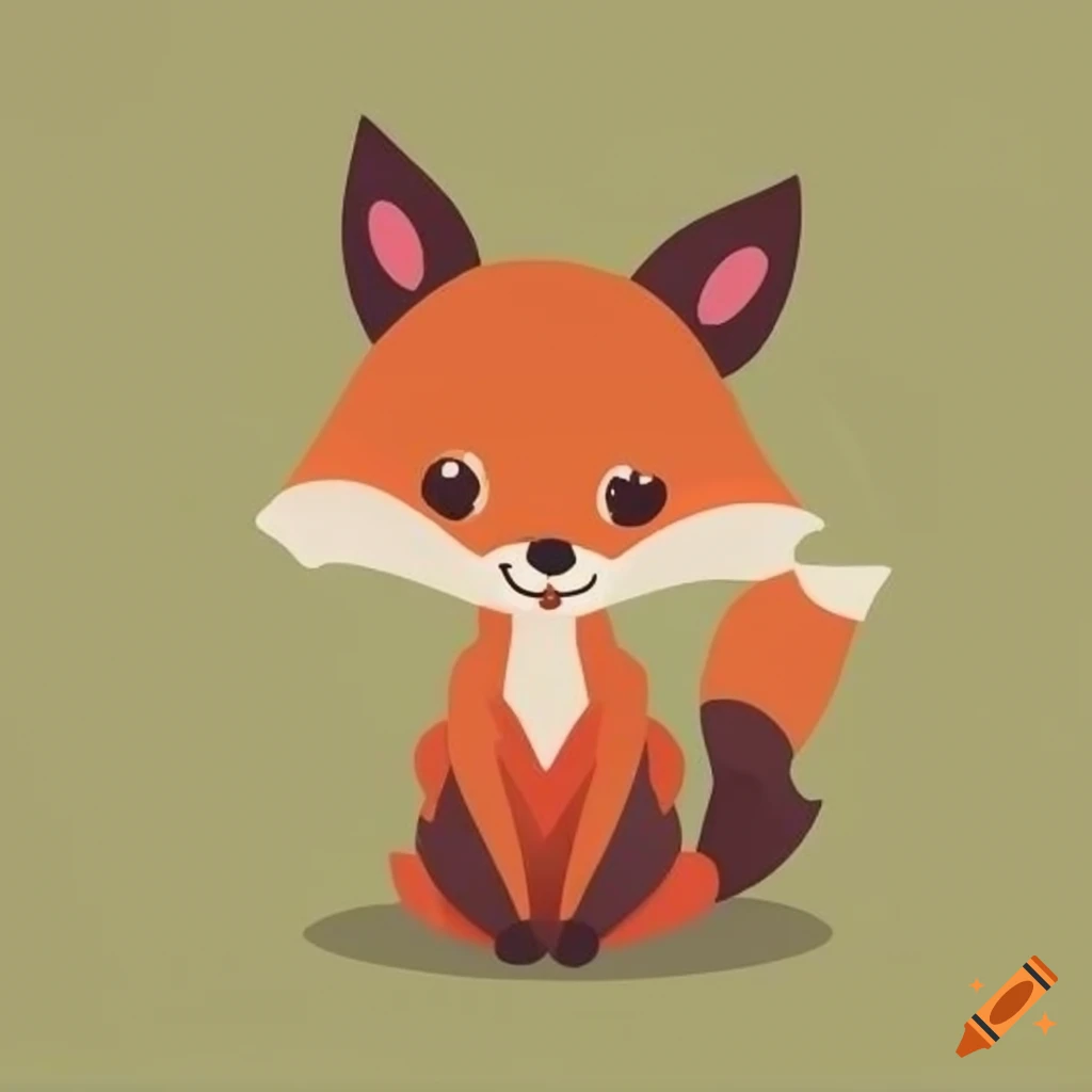 cute-cartoon-drawing-funny-nice-fox-in-flat-style