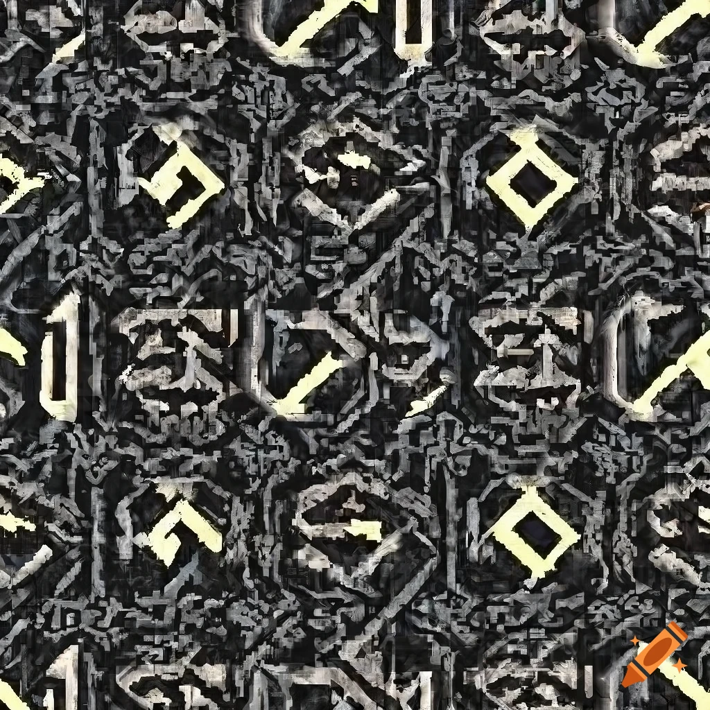 Seamless black fabric texture on Craiyon