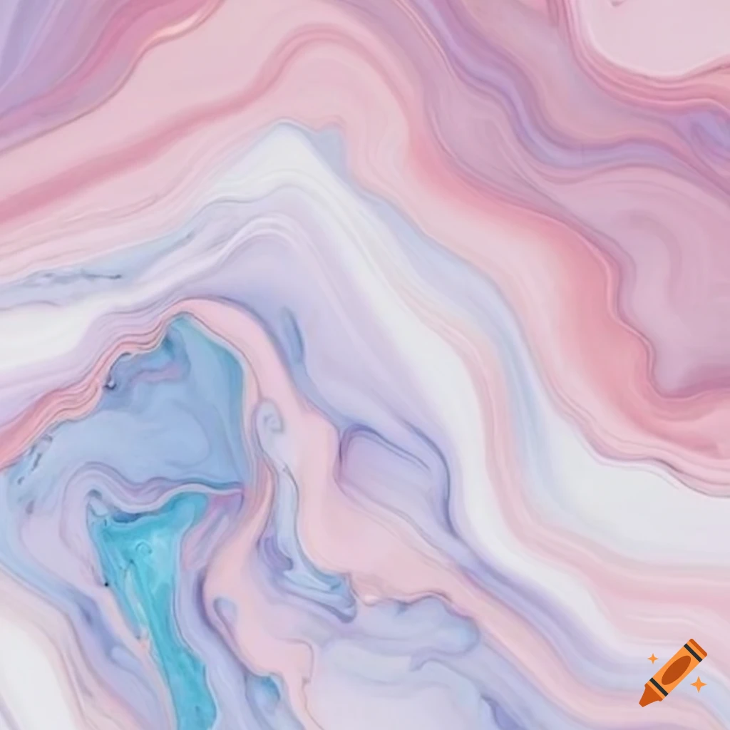 Pastel marble phone wallpaper in pink, blue, lilac and white on Craiyon