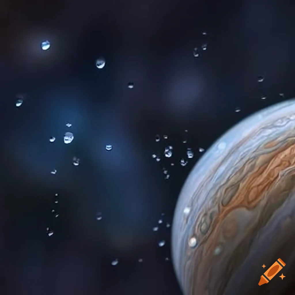 Diamond Rain in Jupiter on Craiyon