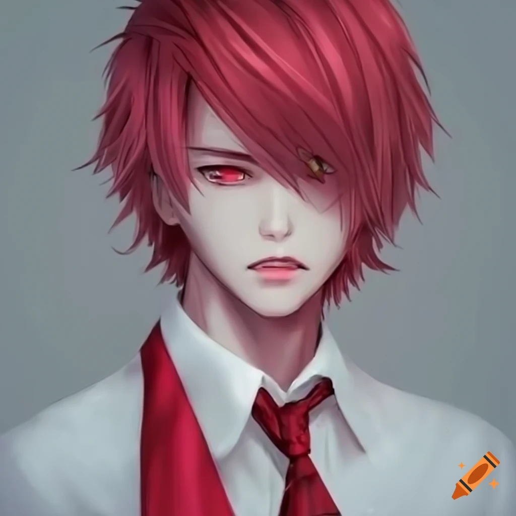 Lindo Tachibana- Dance With Devils Red Hair Anime Guy, - Anime Boy With Red  Hair, HD Png Download , Transparent Png Image - PNGitem