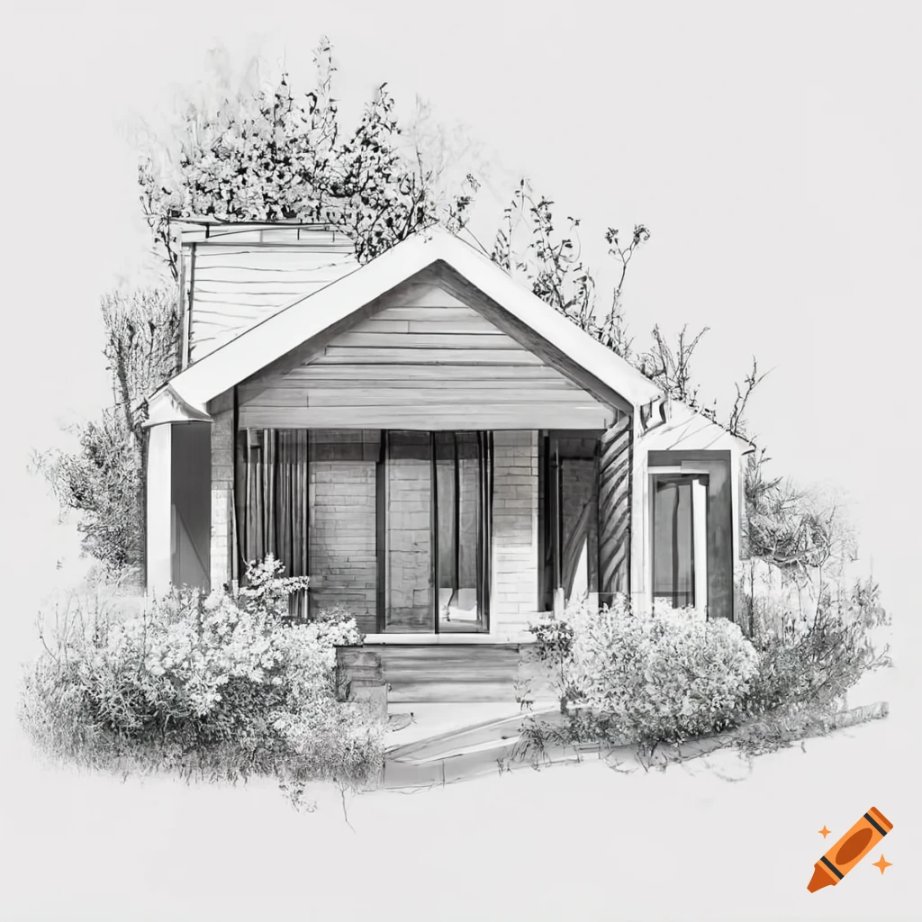 How to Draw a Beautiful House in Pen and Ink-saigonsouth.com.vn