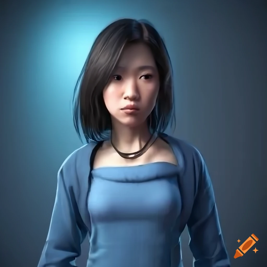 an-asian-american-woman-wearing-a-blue-jacket-standing-visual-novel