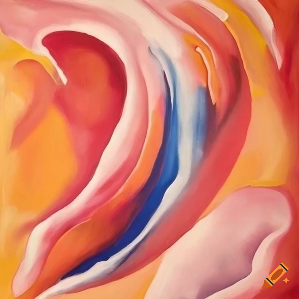 Georgia Abstract Meteor shower by georgia o'keeffe, an abstract expressionist painting ...