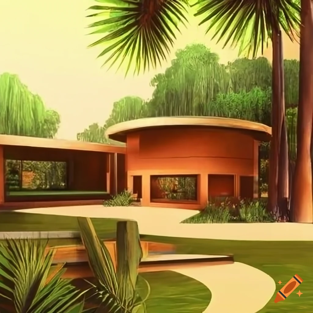 Usonian house, frank lloyd wright inspired florida ranch house ...
