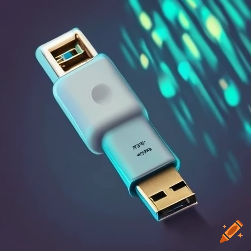 Usb with fingerprint scanner and 2fa code screen