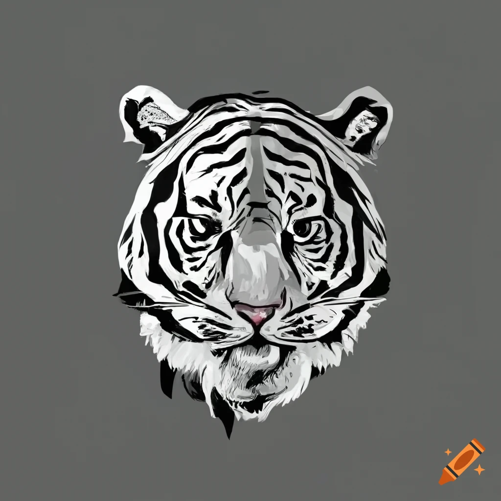 Choose From Over 1,000 Of The Hottest Tattoo Designs - Design Black Tiger  Logo, HD Png Download - vhv