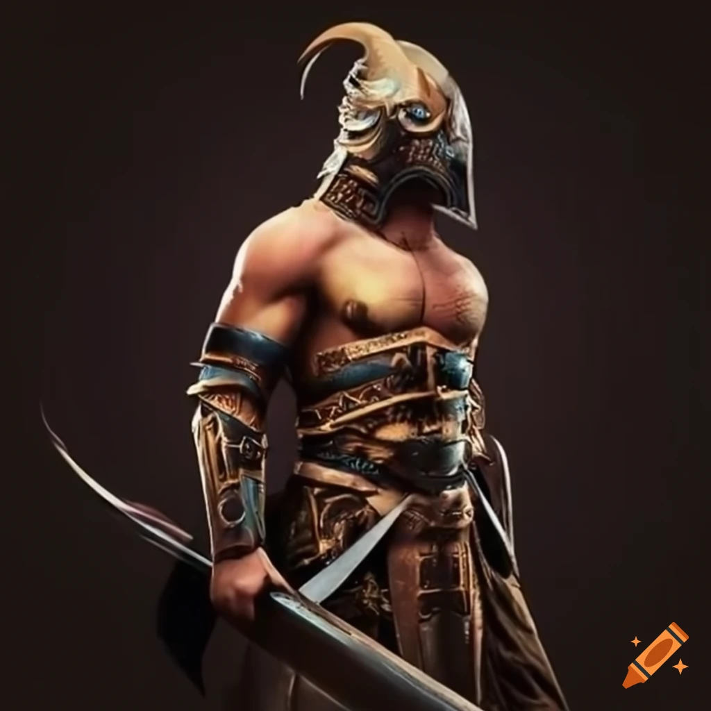 Warrior on Craiyon