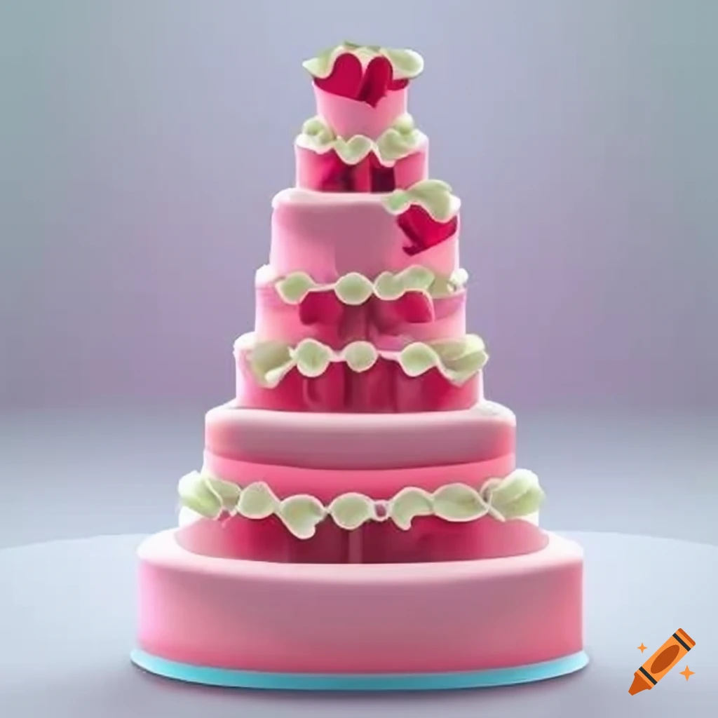 Cute Little Birthday Cake Clipart on White Background AI Generated 29992023  Stock Photo at Vecteezy