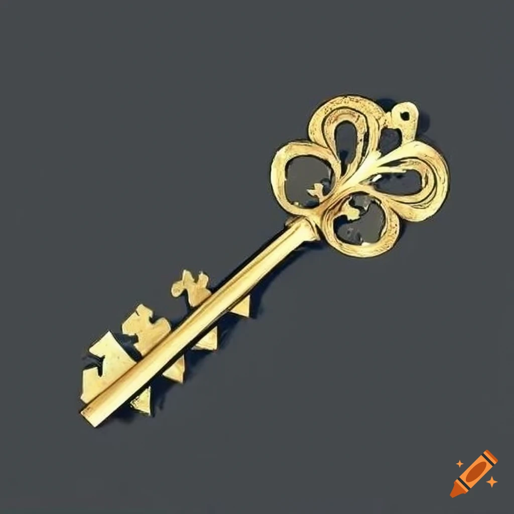 golden key clip art