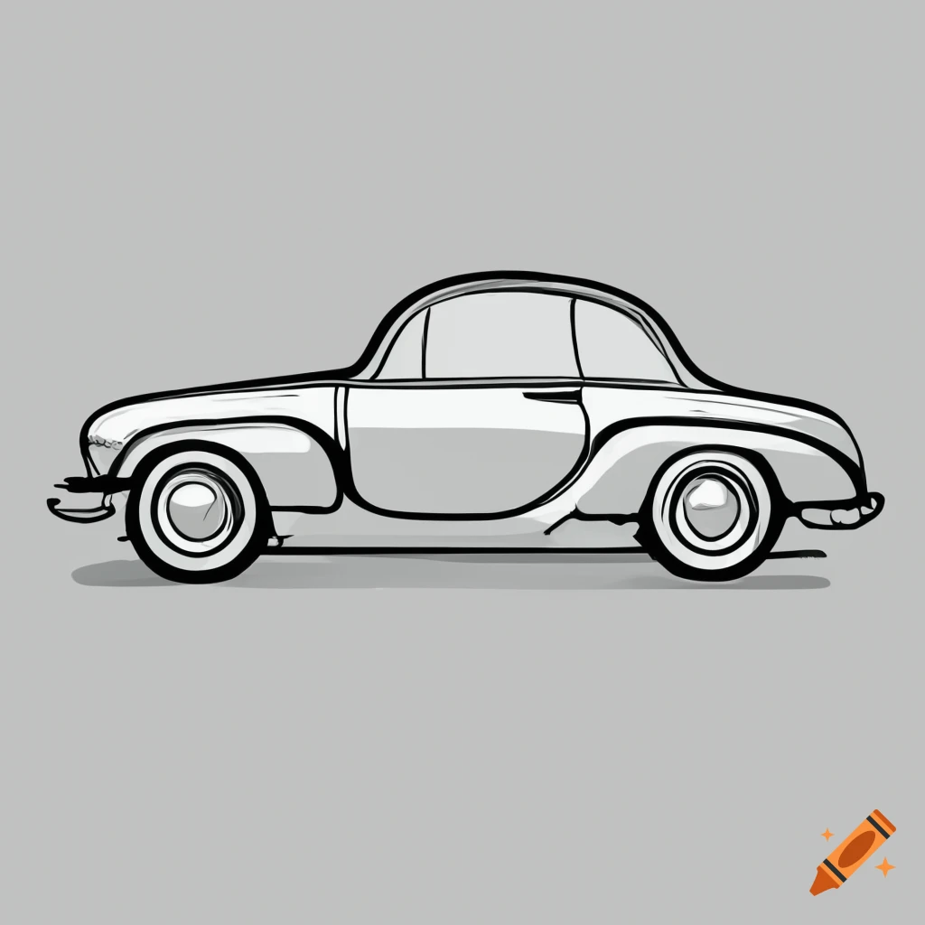 Car Drawing Outline Transport Clipart, Car Vector, Car Design, Car Drawing  PNG and Vector with Transparent Background for Free Download