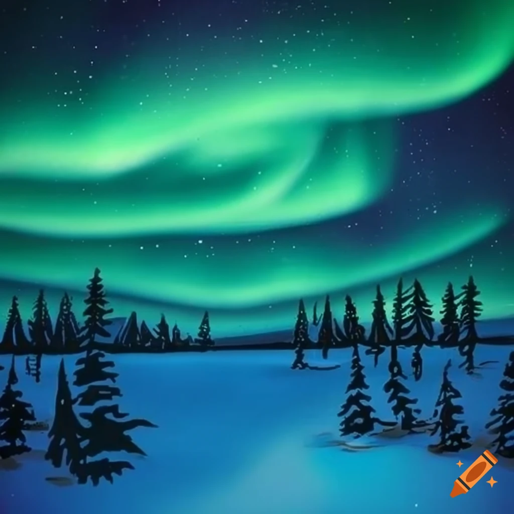 Download Northern Lights, Polar, Ai Generated. Royalty-Free Stock  Illustration Image - Pixabay