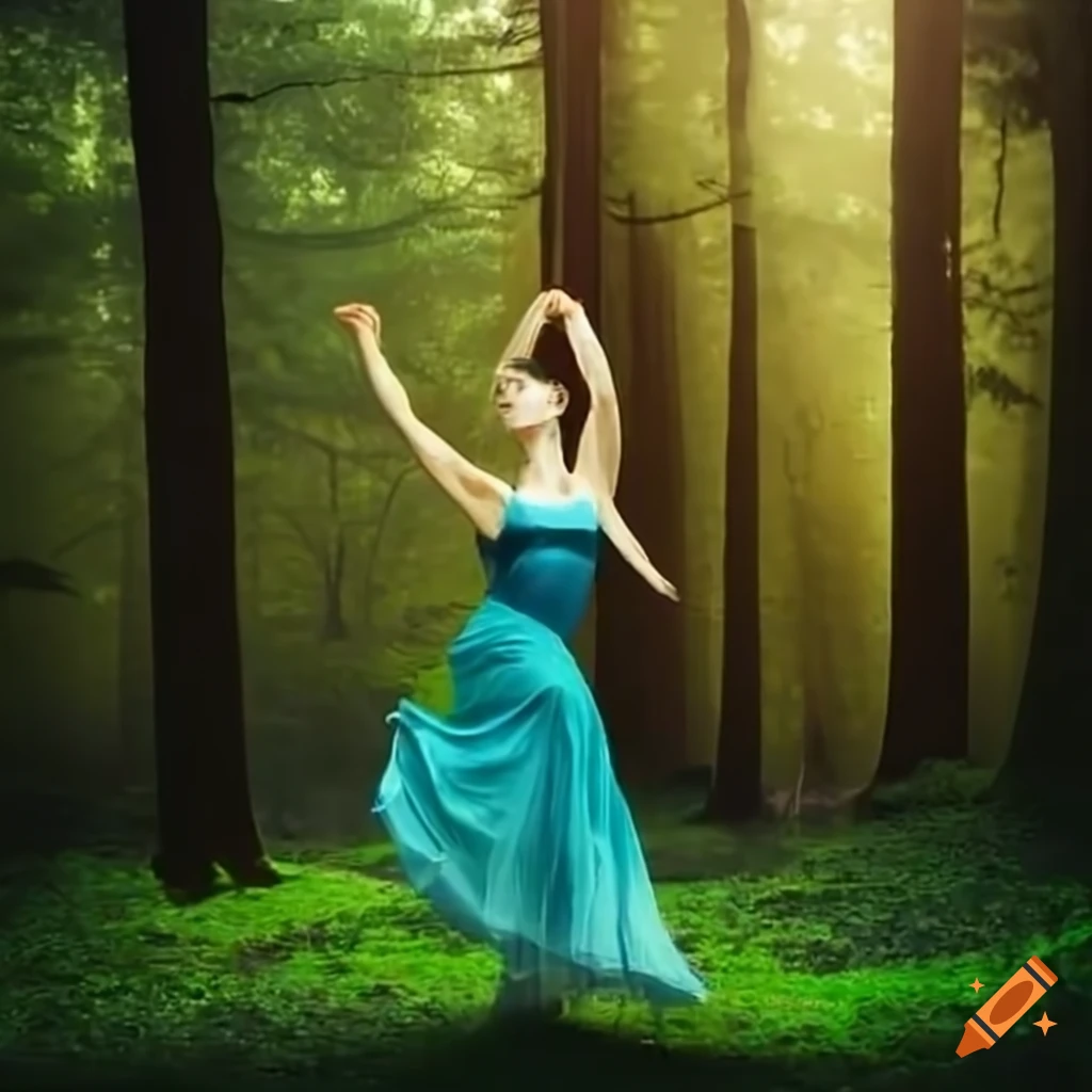 dance-of-a-woman-in-the-forest-on-craiyon