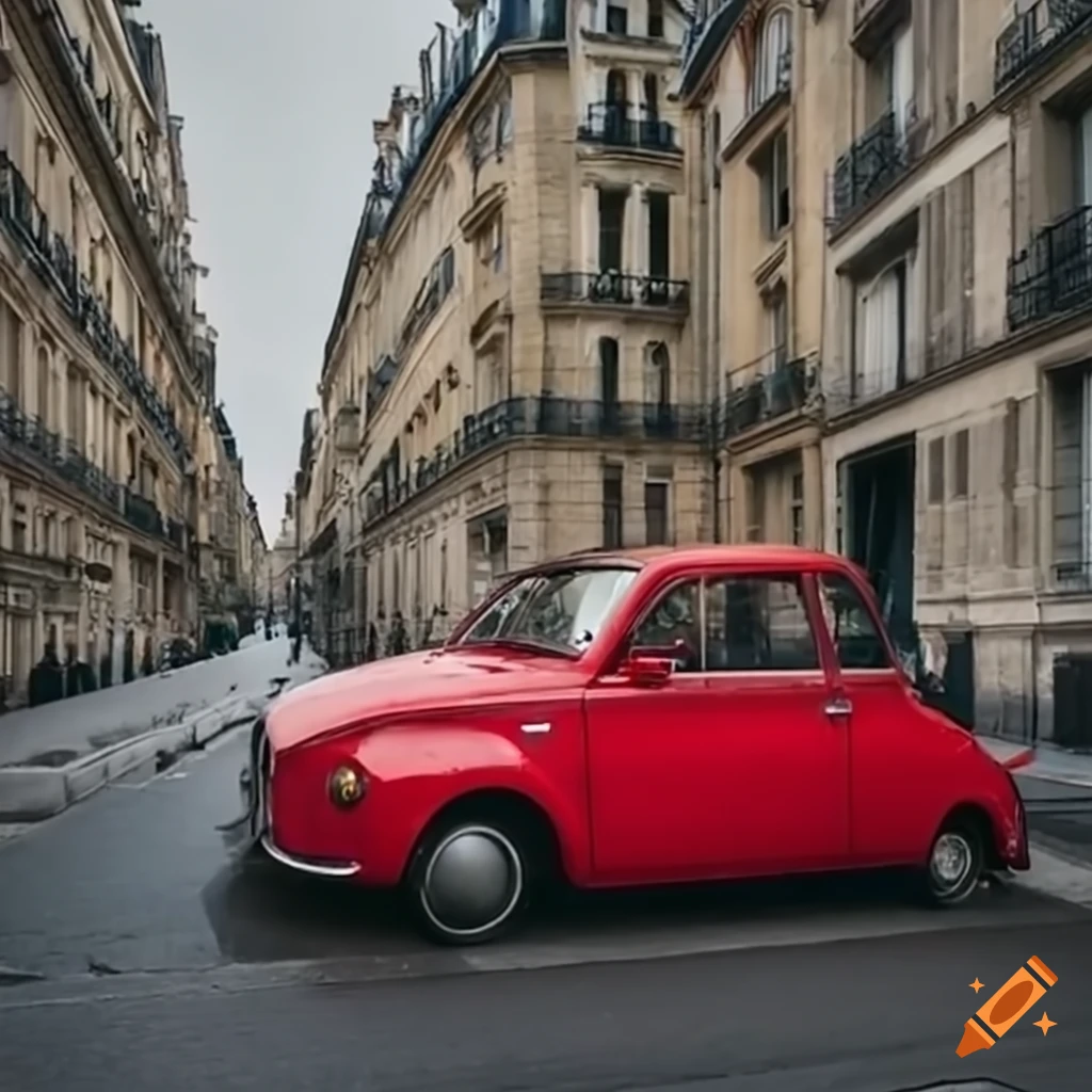 Fiat 500 miniature et croix occitane