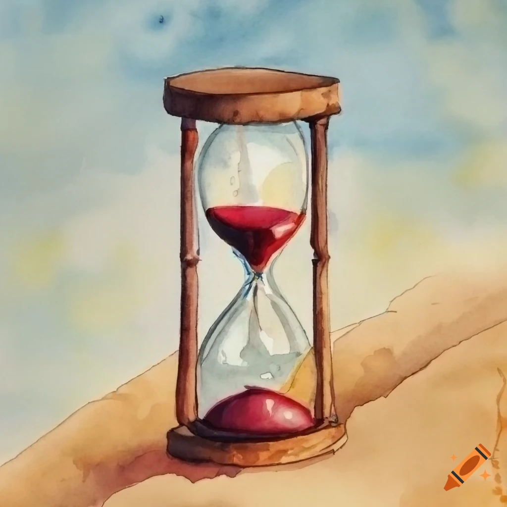 How to draw a Hourglass easy - YouTube