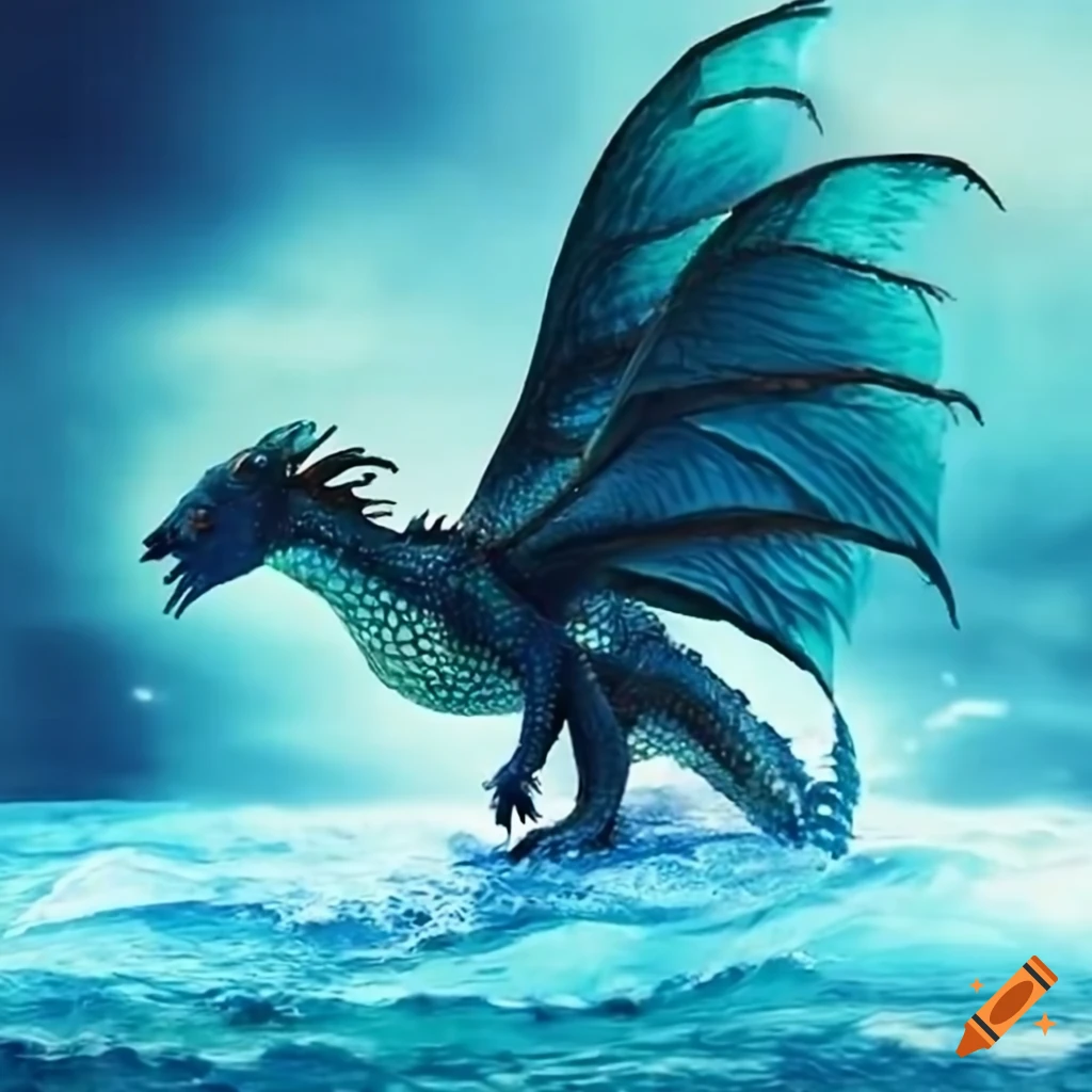 water dragon art