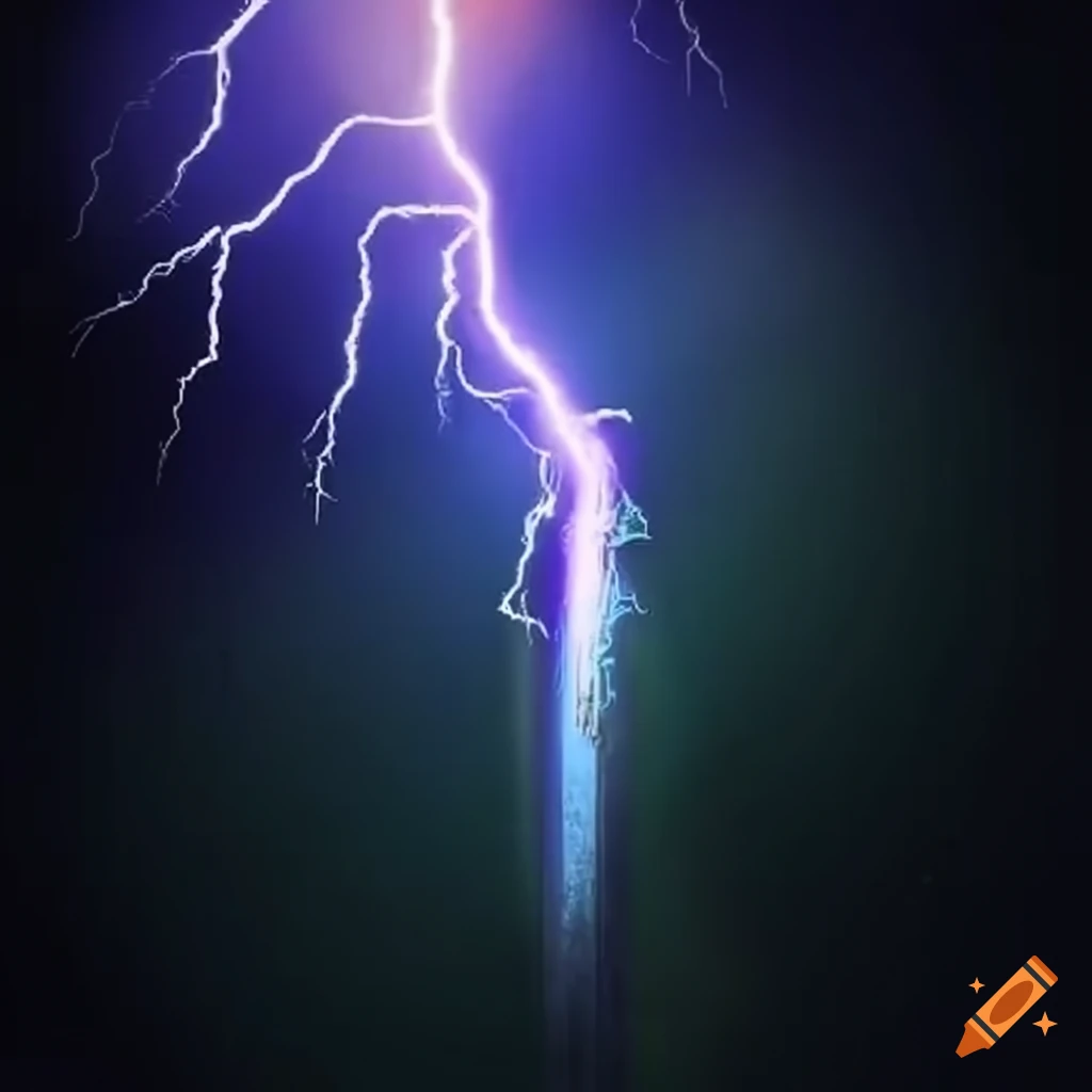 Lightning sword strike