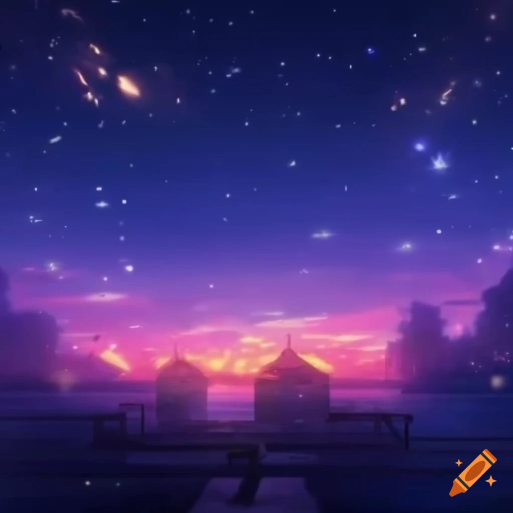 Anime Boy Dreaming At Night Sitting Near Pond Anime Boy Dreaming At Night  Photo Background And Picture For Free Download - Pngtree