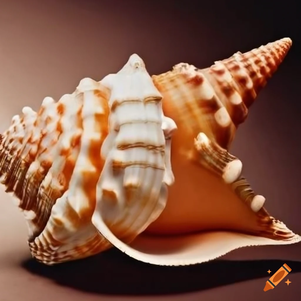 Conch shells on Craiyon
