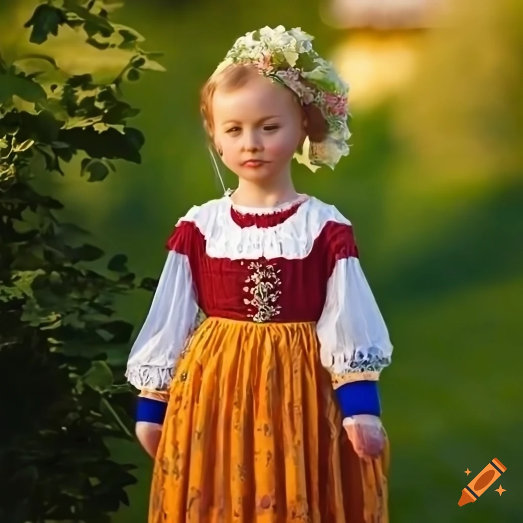 Swedish National Costume Dress for Ladies 