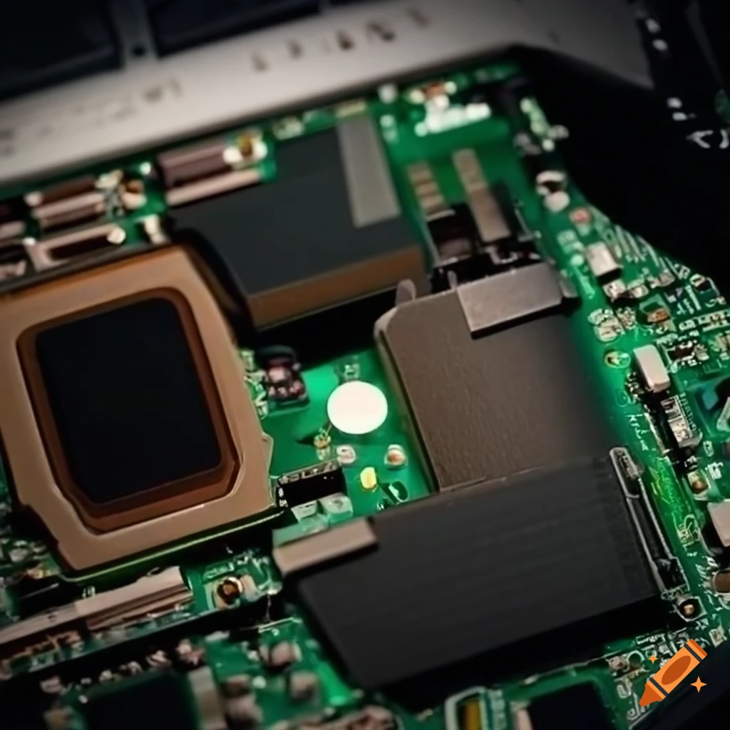 The inside of a pc