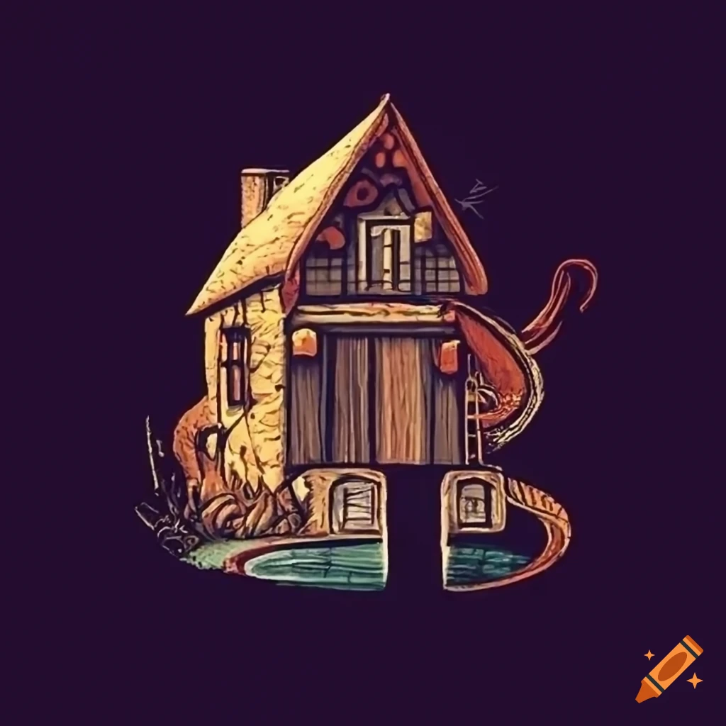 Logo With A Snake And A Cottage On Craiyon logo-with-a-snake-and-a-cottage-on-craiyon