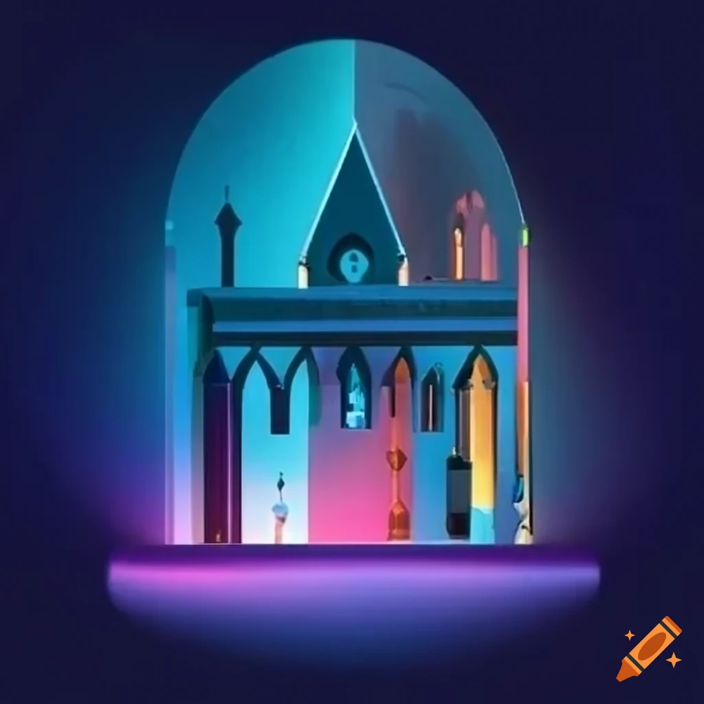 Beautiful website ui ux for church and worship on Craiyon