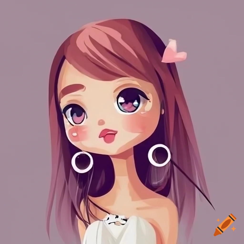 Cute Girl Cartoon Hand Drawn, Cute Girl Logo, Cute Cartoon, Pouch Free PNG  And Clipart Image For Free Download - Lovepik | 401405619