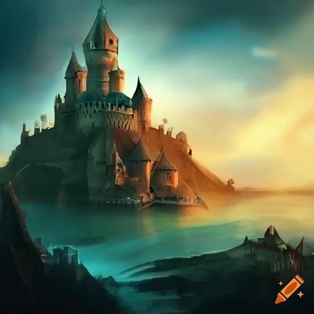 Fantasy Castle On Craiyon Fantasy Castle On Craiyon