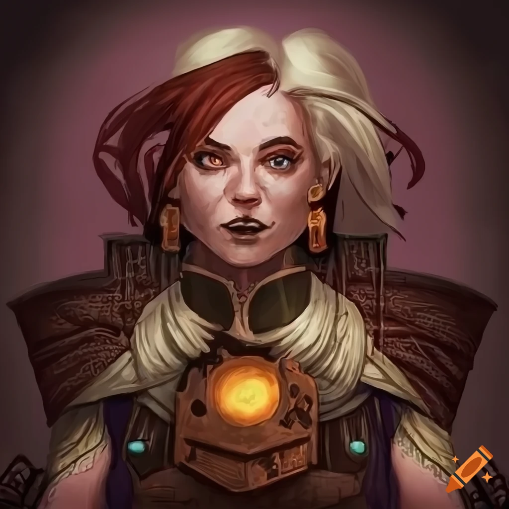 Magic the gathering artificer character art, digital art