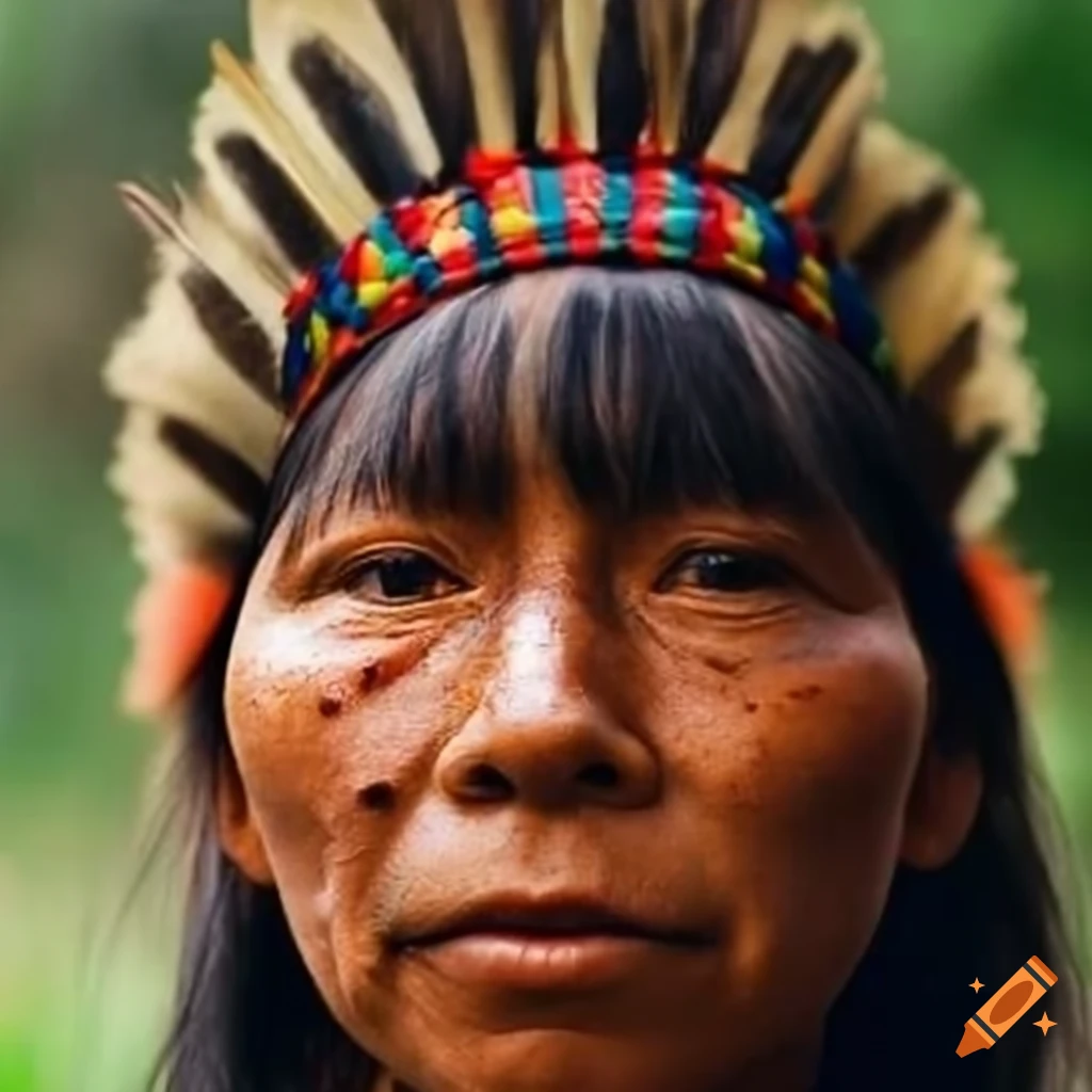 Pueblo indigena tukano on Craiyon
