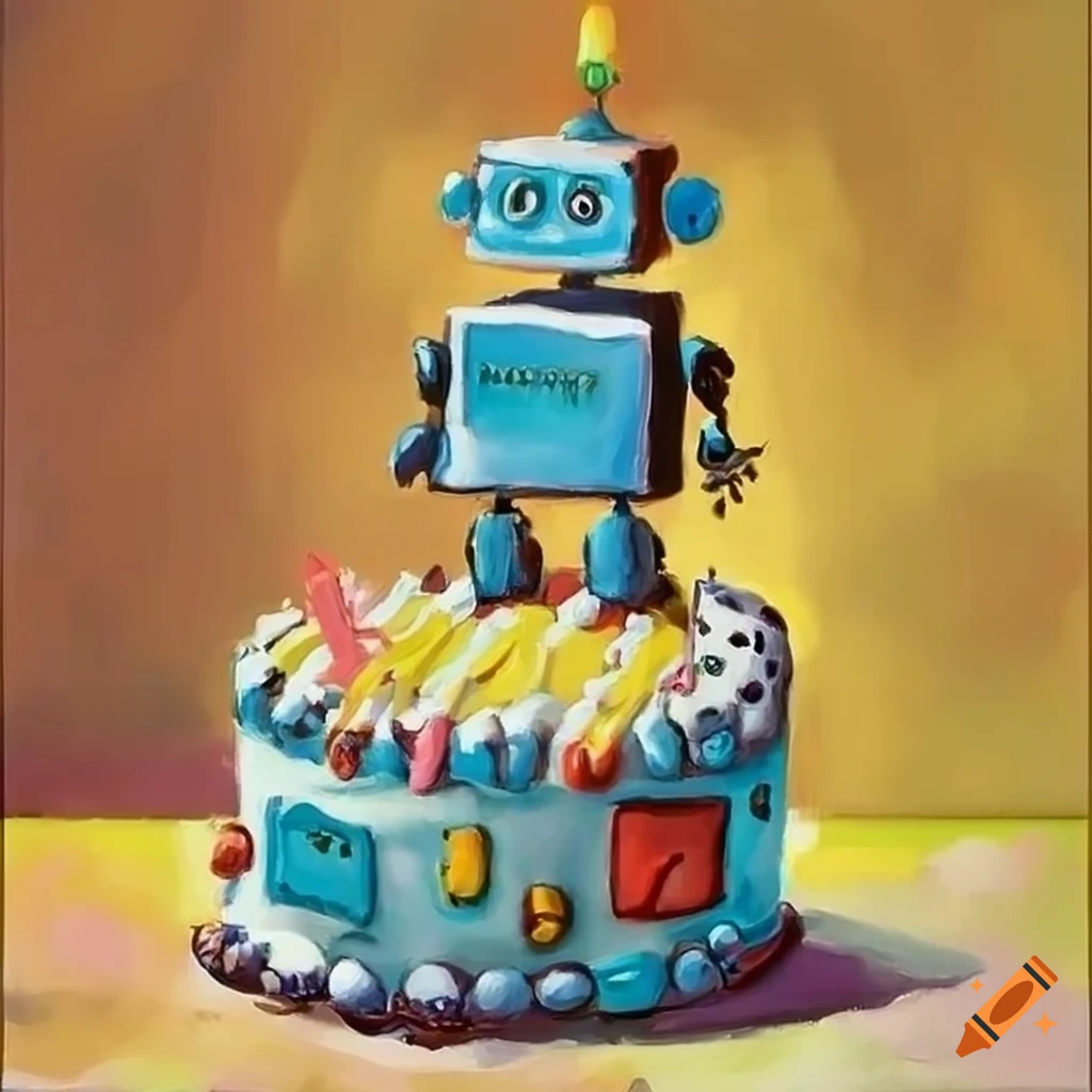 Cake search: 3d robot cake - CakesDecor