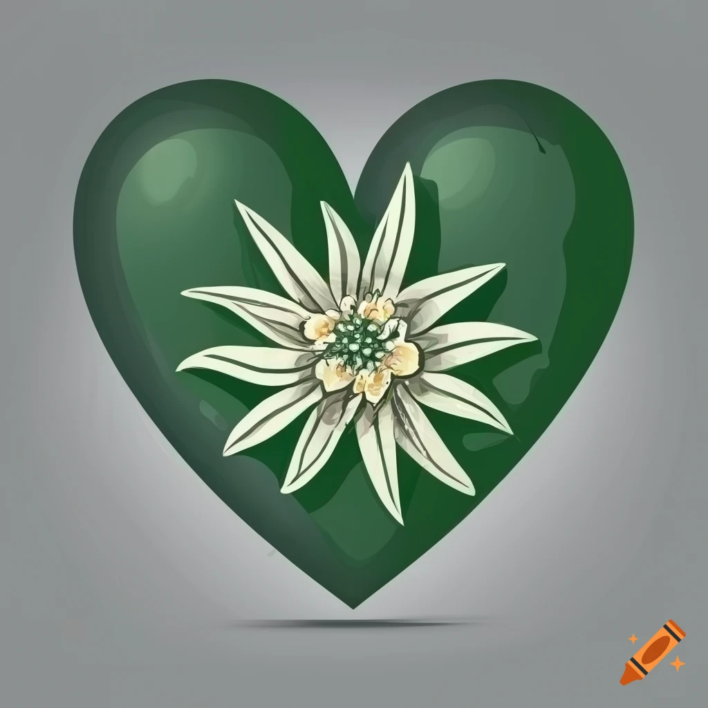 Green Flower Sticker Vector Art & Graphics
