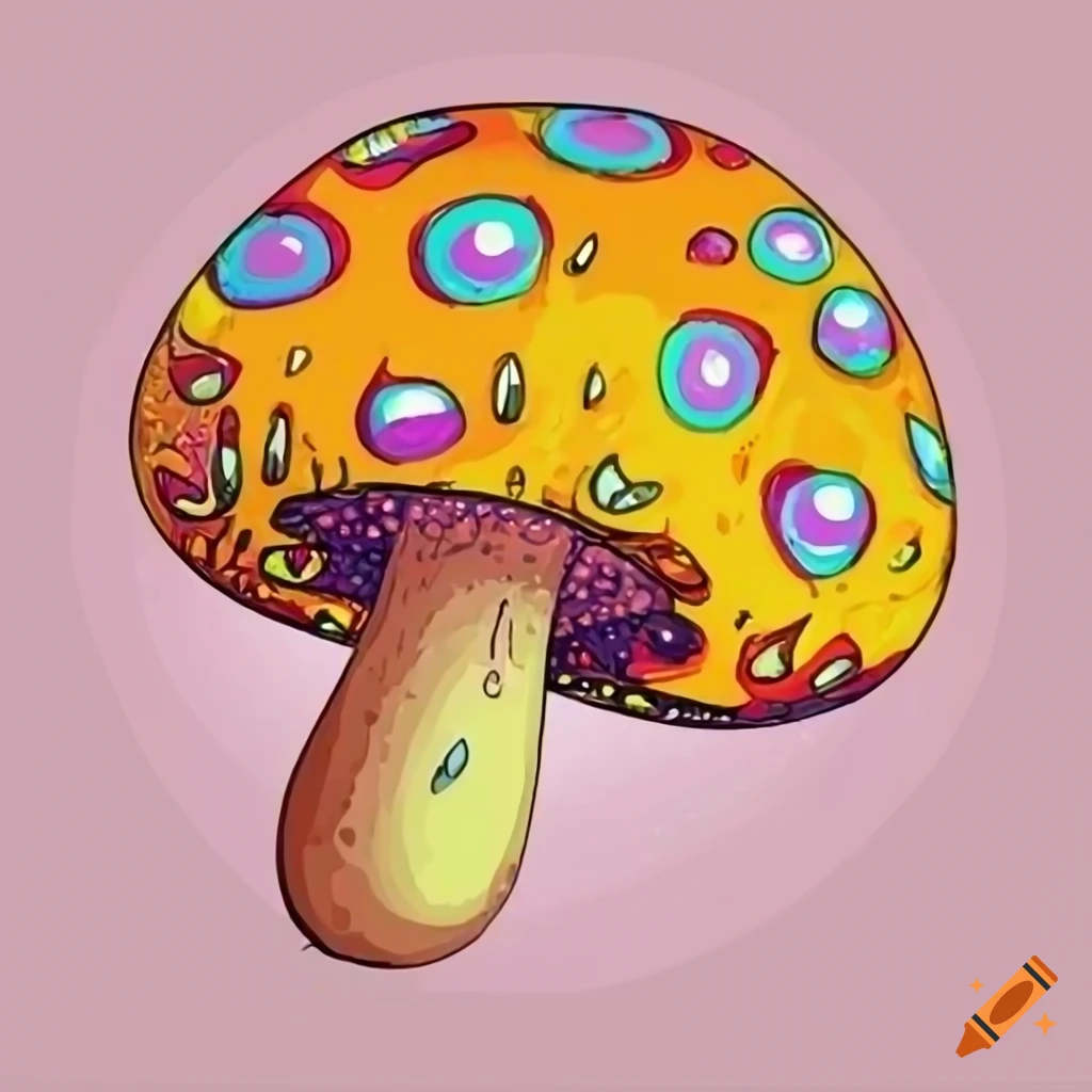 How to mushroom house drawing step by step