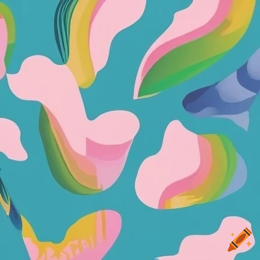 Abstract shapes patterns