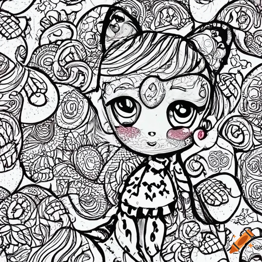 Doodle Art Cute Coloring Books for Adults and Girls: The Really