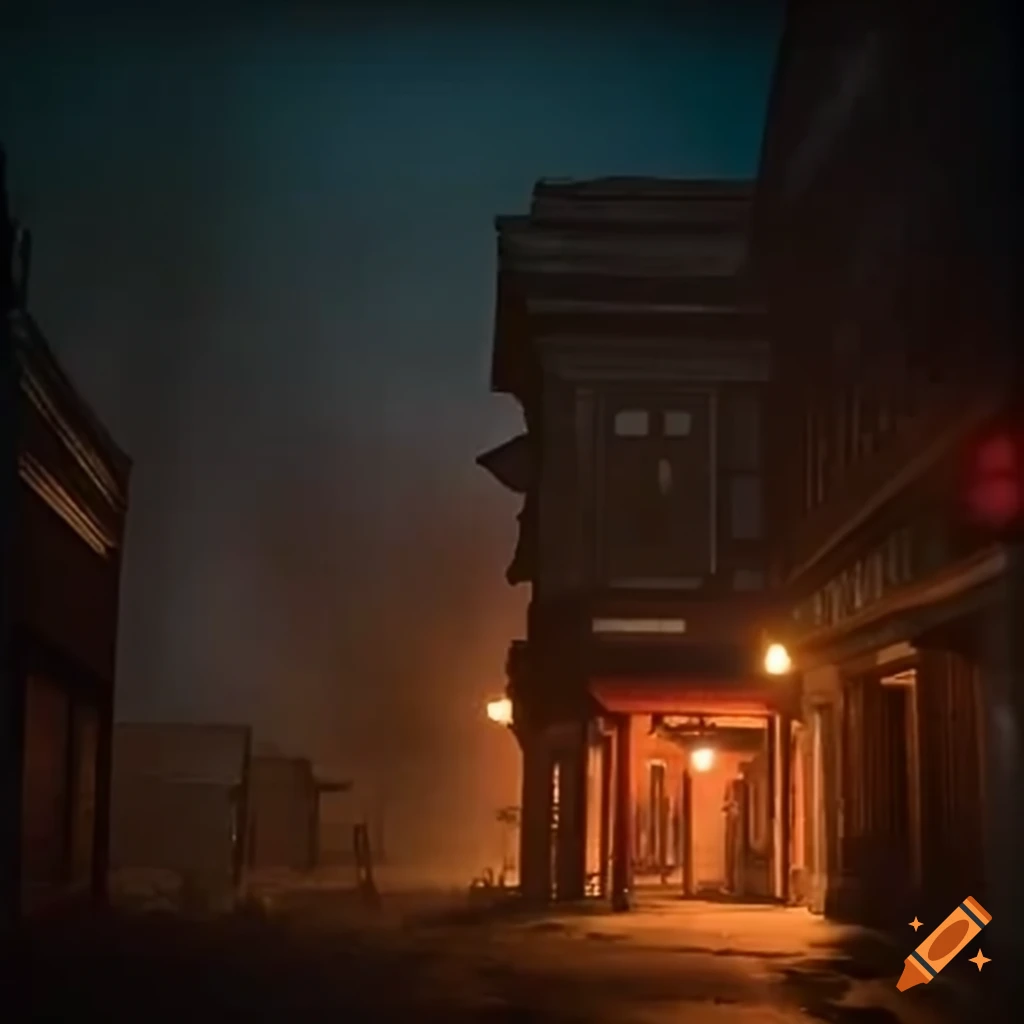 Hawkins, indiana from stranger things on Craiyon