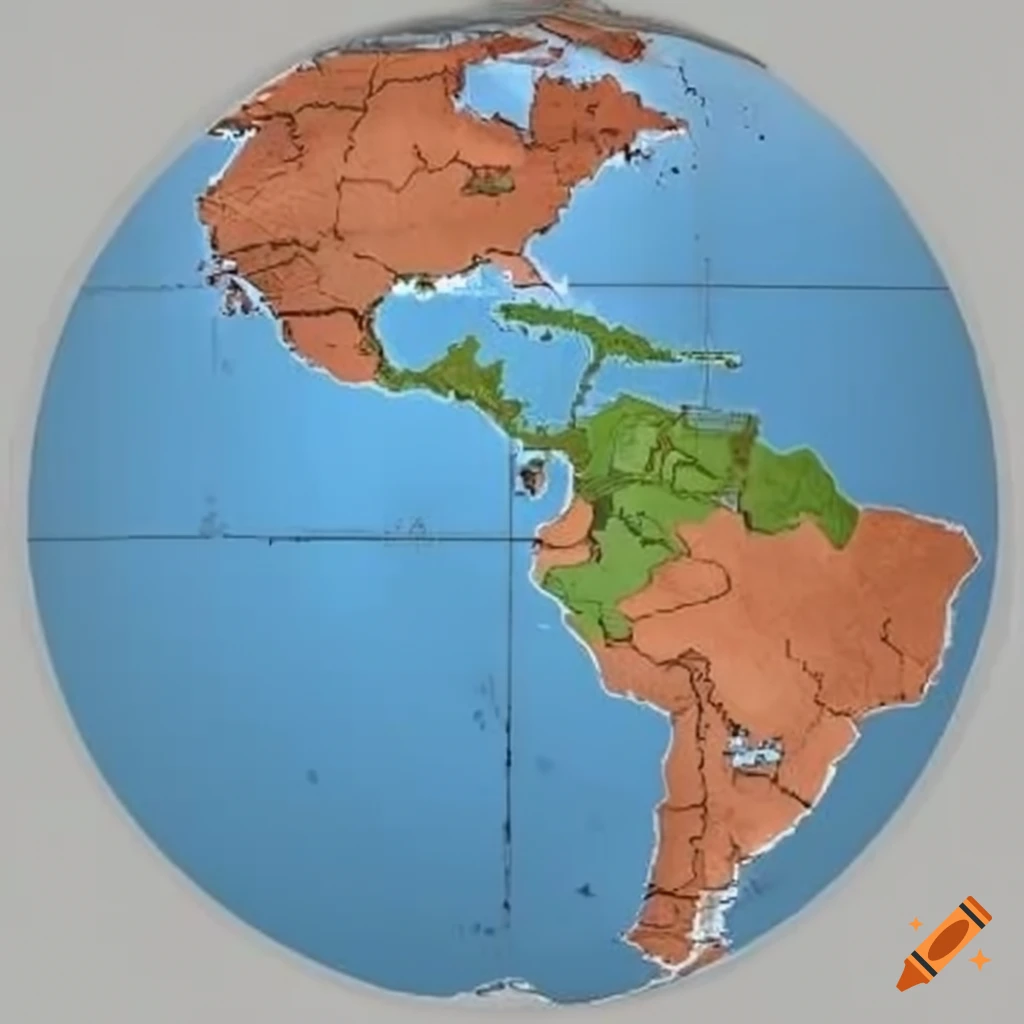 Mapa De Sudamérica 6753