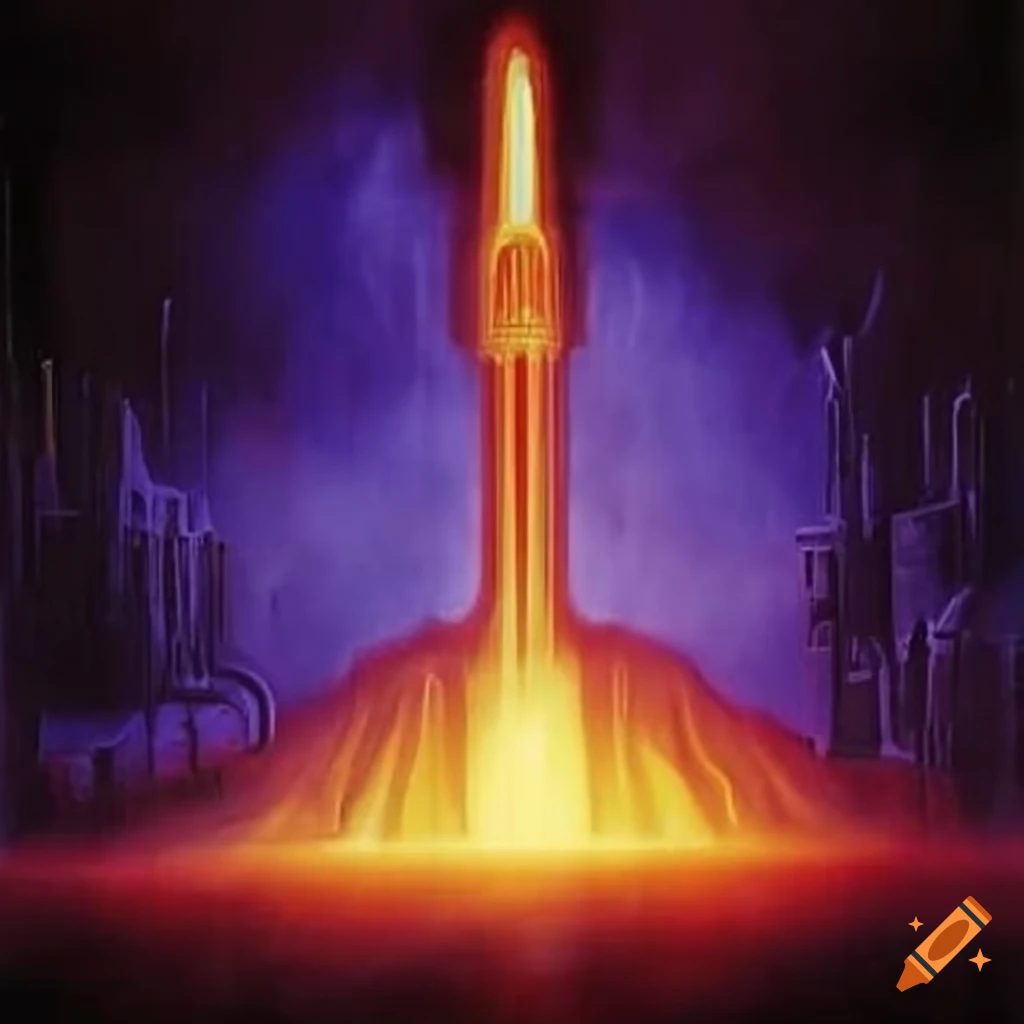 70s sci fi lightspeed art on Craiyon