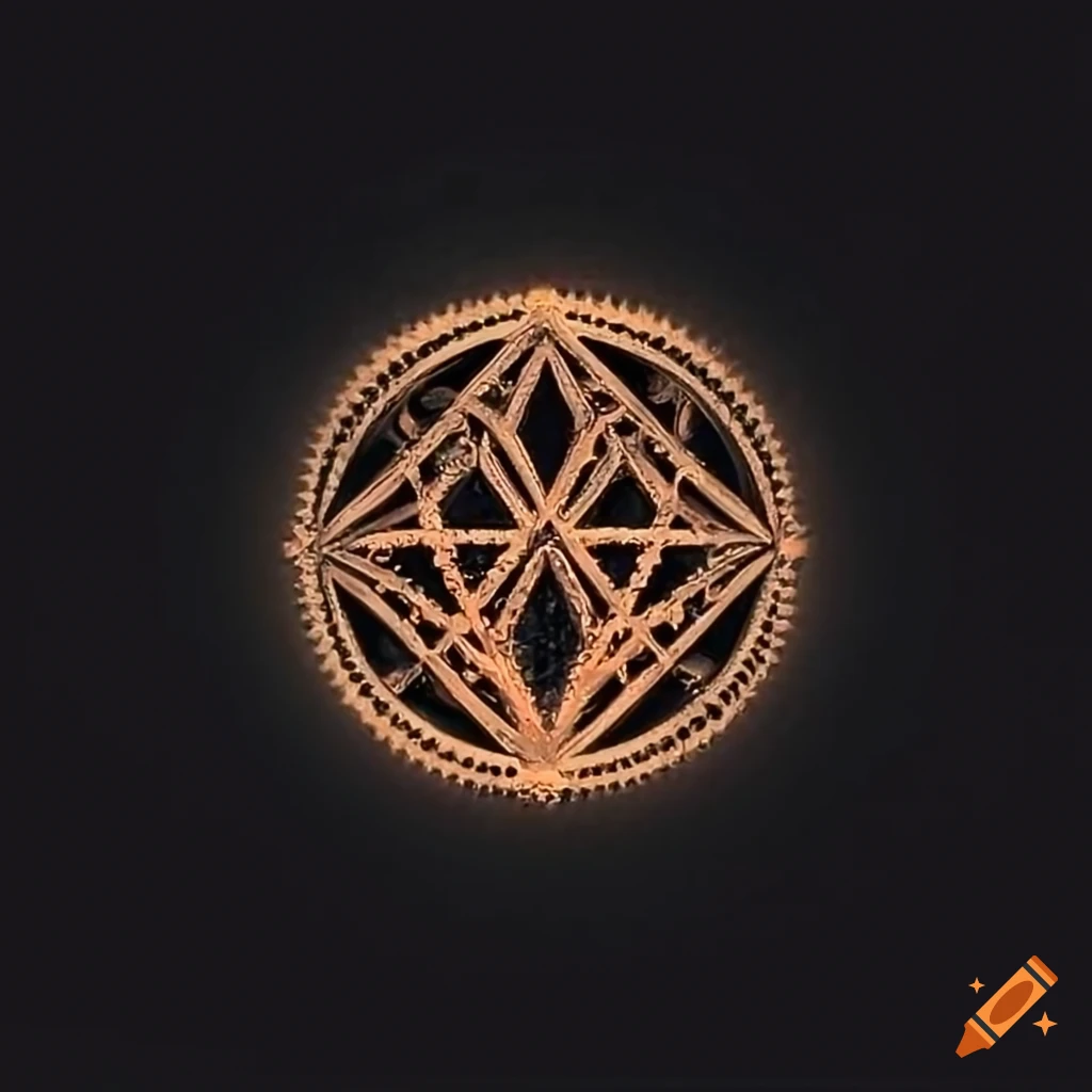 Diamond medallion symbol on Craiyon