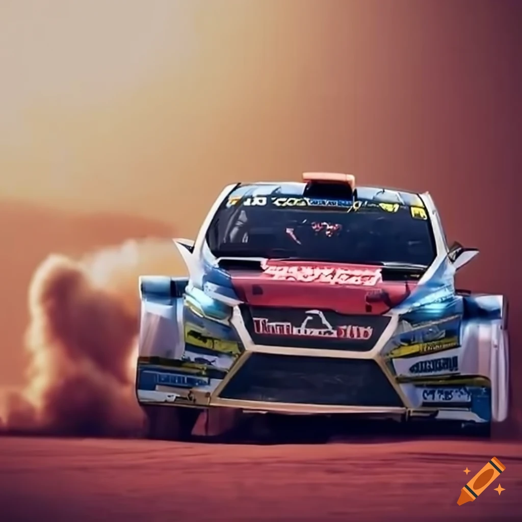 Rallycross car concept on Craiyon